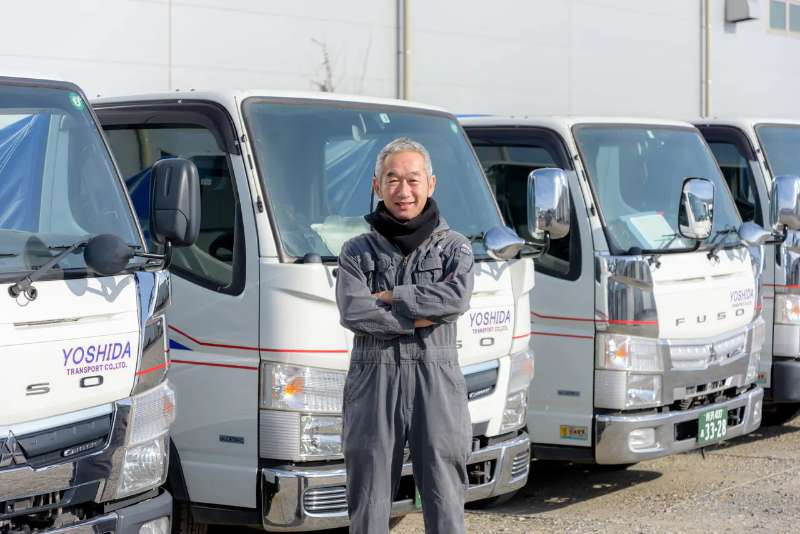フリー車両と吉田運輸代表