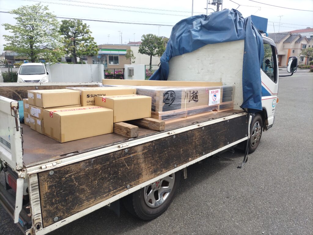 3t平ボディ積荷写真