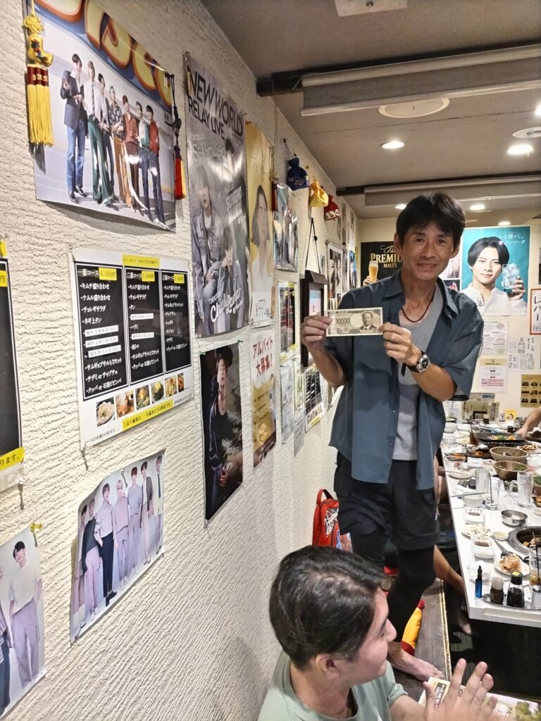 平ボディトラック運送会社の慰労会の写真