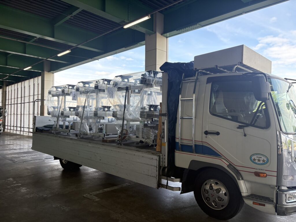 4t平ボディトラックの積荷写真